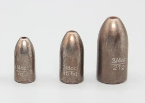 Tungsten Alloy Fishing Sinkers Are 63% Heavier Than Lead and Increase Casting Distance by 30%!