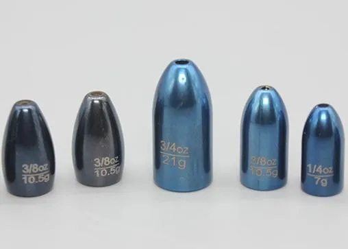 Military-Grade Tungsten Alloy Fishing Sinker: Superior Corrosion Resistance and a 10-Year Lifespan Compared to Lead Sinkers